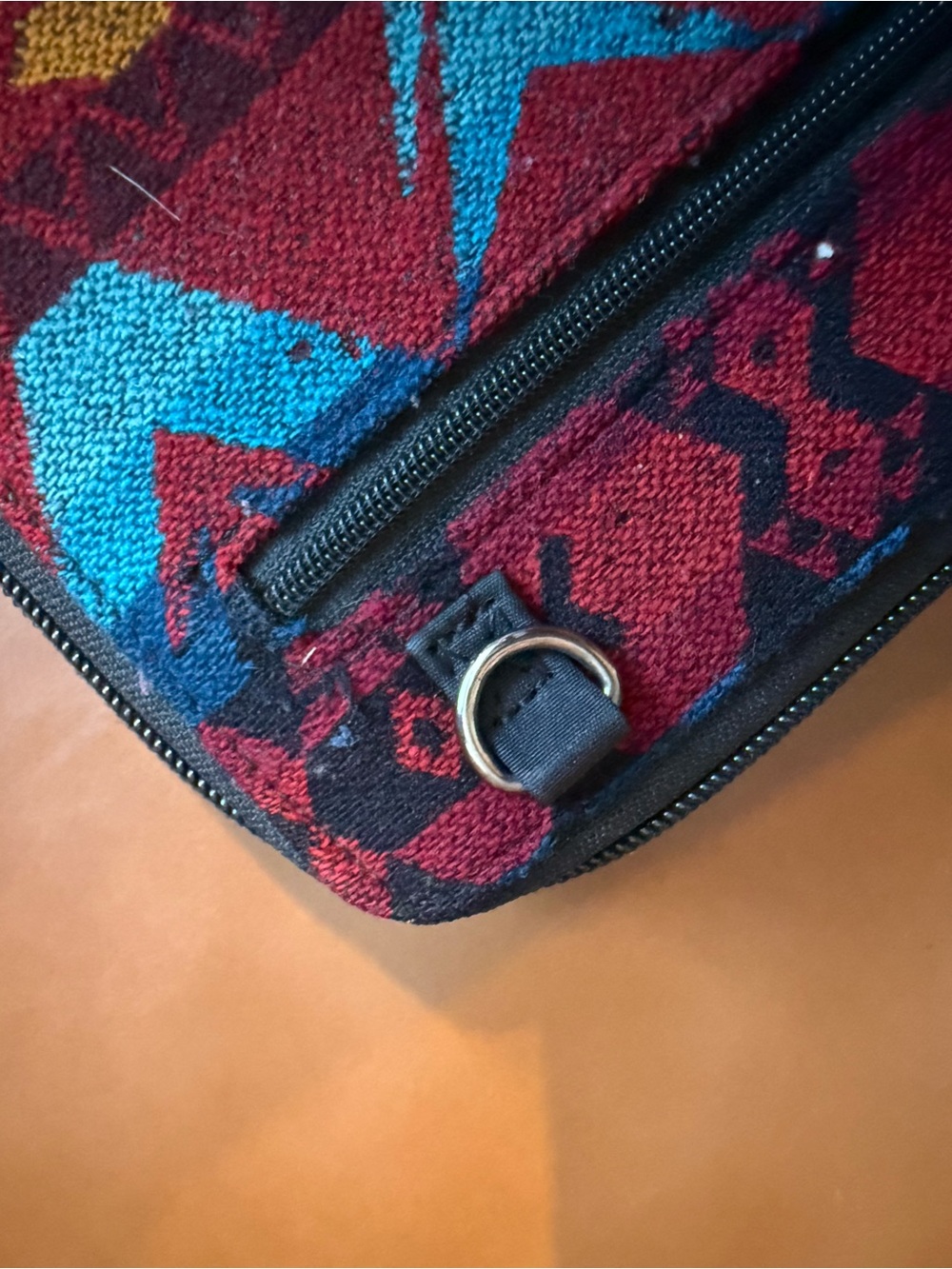 Pendleton Red & Blue Crossbody bag no strap Southwestern - Picture 8 of 8